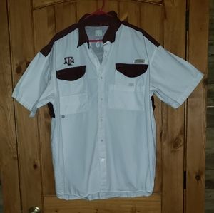 Columbia Texas A & M Fishing shirt